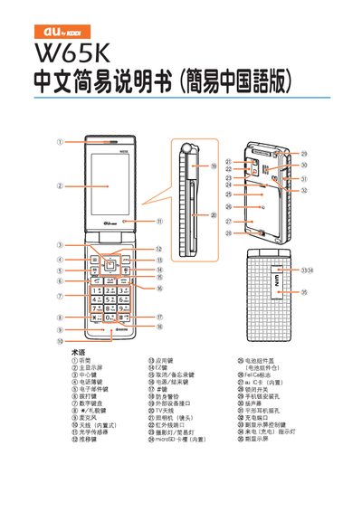 VW65K User Manual - cover page