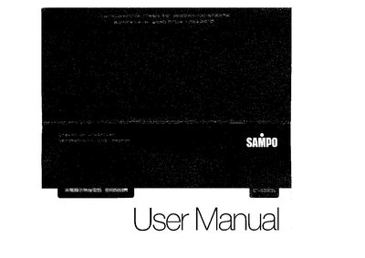 Sampo CT-B308SL Telephone User Manual - cover page