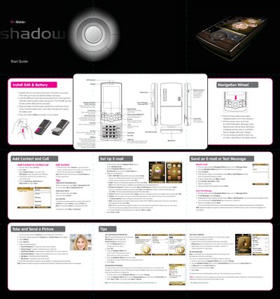 T-Mobile LG enV2 User Guide - cover page