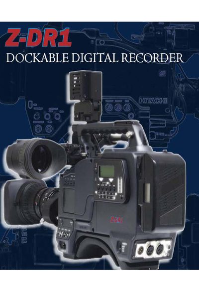 Z-DR1 Integrated Hard Disk VCR User Manual