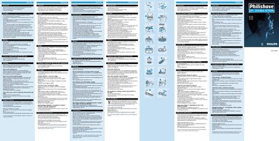 Philips HQ384/HQ382/HQ380 User Manual - cover page