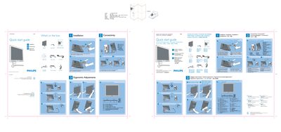 Philips 170B7 LCD Monitor Quick Start Guide - cover page