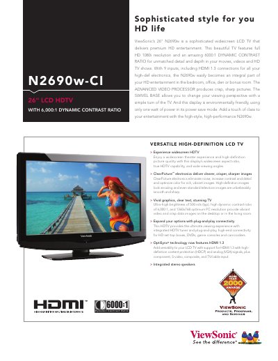 viewsonic N2690w-CI26