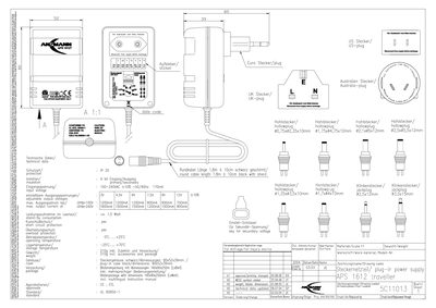 ANSMANN APS 1612T Datasheet - cover page
