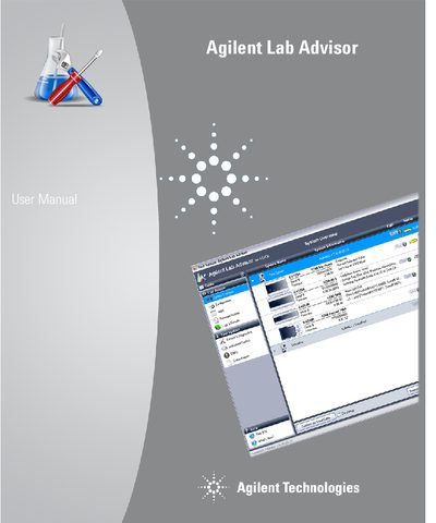 Agilent Lab Advisor User Manual - cover page