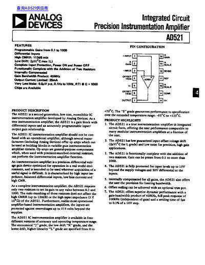 ANALOG DEVICES AD5210 handbook - cover page