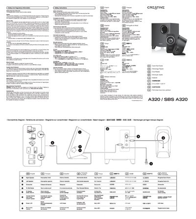 Creative A320/SBS A320 Quick Start Guide - cover page