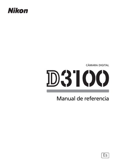 Nikon D3100 digital camera Manual