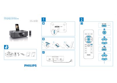 PHILIPS DC291 (Silversilvery)DC291B(Black black) user guide ( English ) - cover page