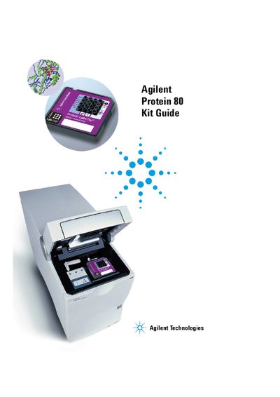 Agilent Protein 80 Kit Guide