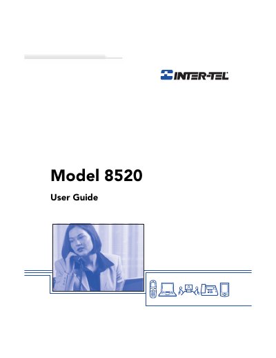 Inter-Tel 8520 User Guide - cover page