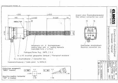 ELMESS DHF02B1-1.5-T6 Heating Inset Data Sheet - cover page
