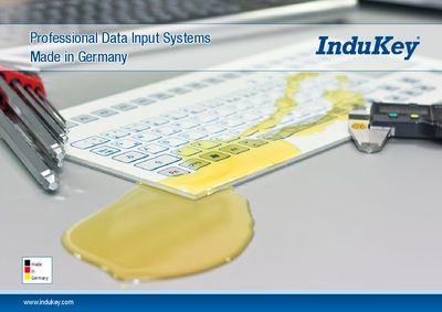 InduKey TKS Series Industrial Keyboards Catalog - cover page
