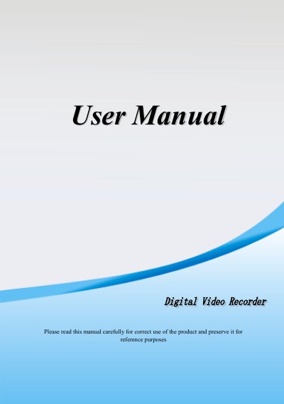 Yongh DVR User Manual
