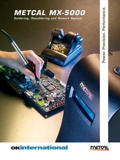 Metcal MX-5000 Soldering, Desoldering and Rework System Configuration Guide