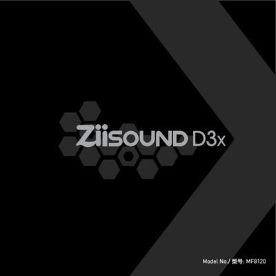 ziiSound MF8120 D3x Wireless Speaker system Manual - cover page