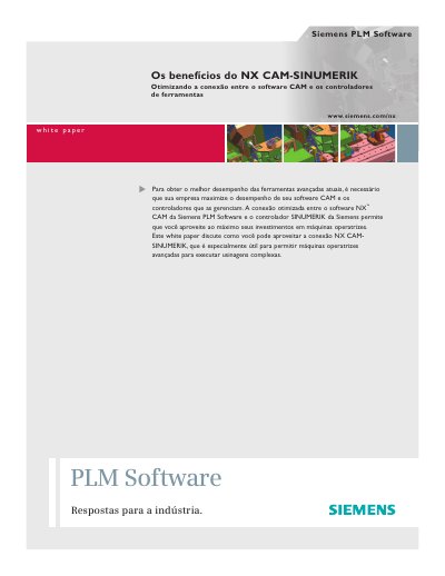 Siemens NX CAM SINUMERIK White Paper - cover page
