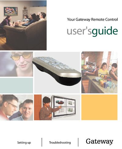 Gateway Remote Control User Guide - cover page