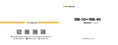 FrSky RB-30+/RB-40 Redundancy Hub User Manual - cover page