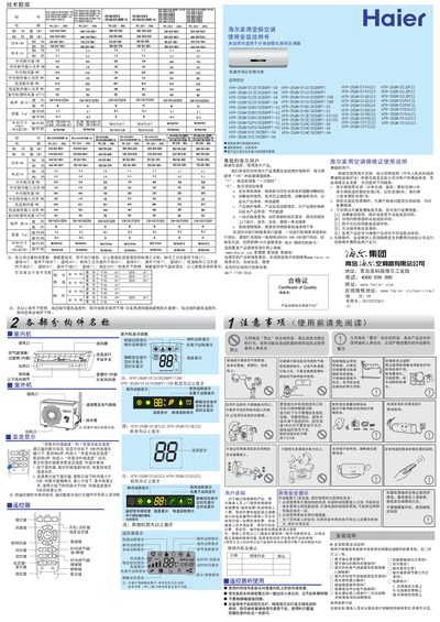 Haier KFR-26GW / KFR-35GW Series Air Conditioner Installation Guide - cover page