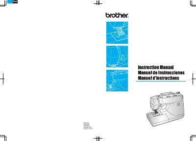 Brother T4 Sewing Machine Instruction Manual - cover page