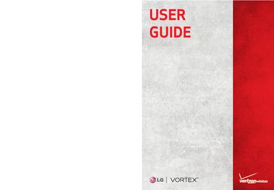 LG VORTEX User Guide - cover page