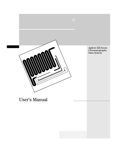 Agilent EZChrom 200/400 Chromatography Data System User's Manual - cover page