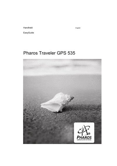 Pharos Traveler GPS 535 Service Manual - cover page