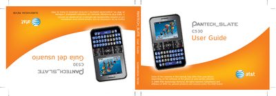 Pantech Slate C530 User Manual - cover page