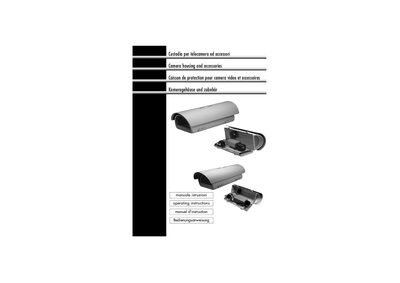 MALANG Camera Housing Operating Instructions - cover page