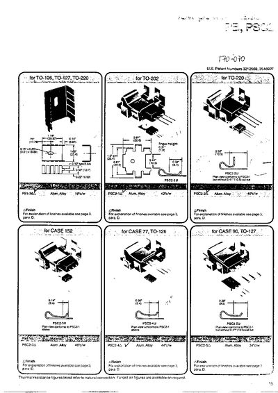AAVID Thermal Alloy TO-126/TO-127/TO-220 Datasheet - cover page
