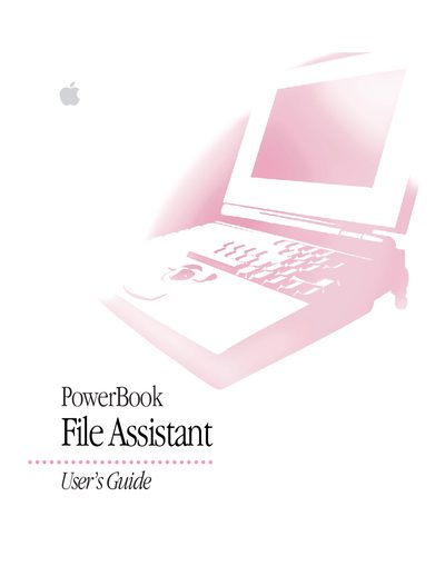 Apple PowerBook File Assistant User's Guide - cover page