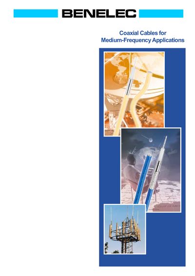 Habia Cable Flexiform & Multibend Coaxial Cables Product Information Sheet - cover page