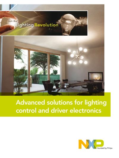 NXP Lighting Control Driver Electronics Manual - cover page