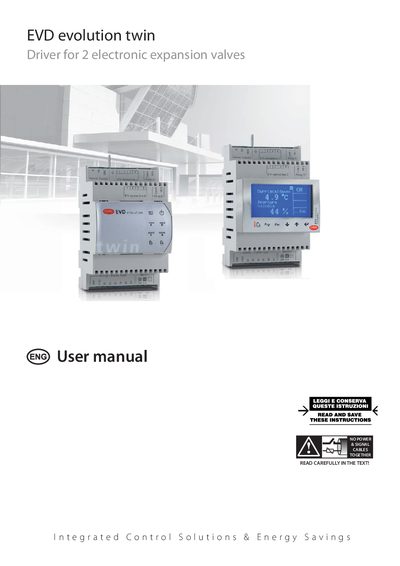 Carel EVD Evolution TWIN User Manual