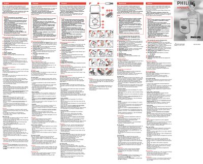 Philips HP2704/FL Ladyshave WET • DRY User Manual - cover page