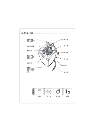 Samsung XQB55-V71AS Washing Machine User Manual - cover page