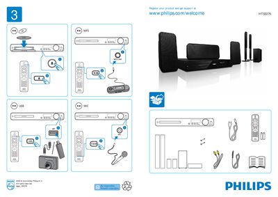 Philips HTS3276 User Manual - cover page