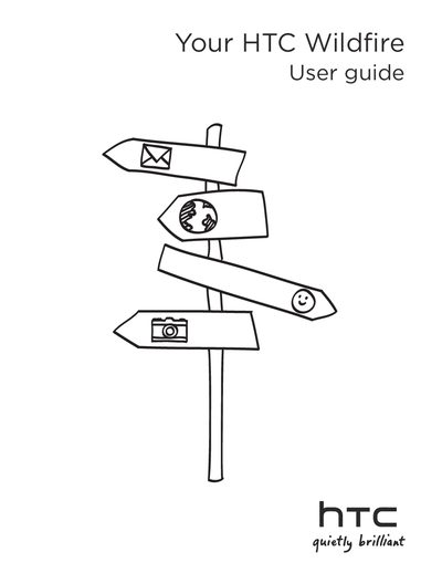 HTC Wildfire User Guide - cover page