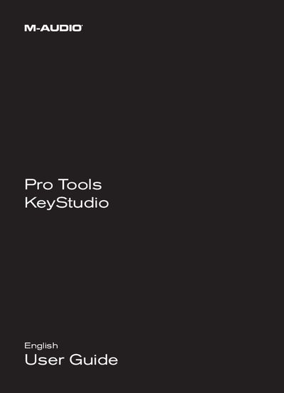 M-Audio KeyStudio Pro Tools Set Up Guide - cover page