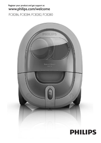 Philips FC8286/FC8284/FC8282/FC8280 Vacuum Cleaner User Manual - cover page