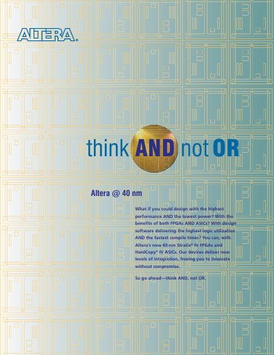 Altera Stratix IV and HardCopy IV FPGA/ASIC Product Overview - cover page