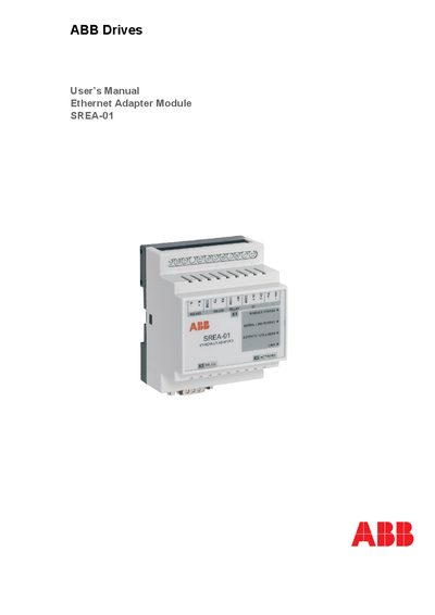 ABB SREA-01 Ethernet Adapter Module User Manual - cover page