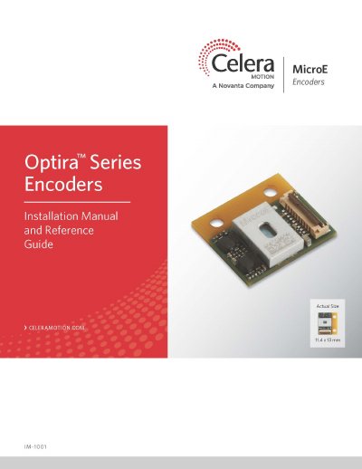 Celera Motion Optira Series Encoders Installation Manual - cover page