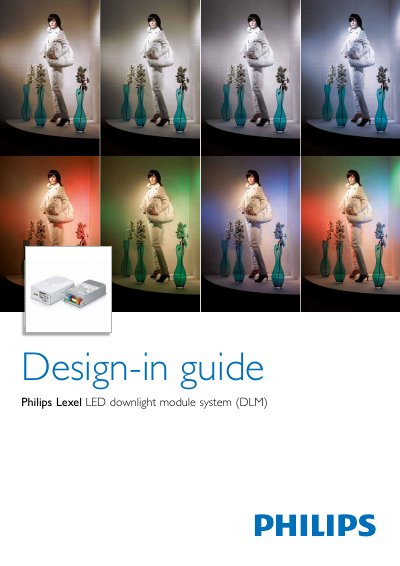 Philips Lexel LED DLM Design-in Guide - cover page