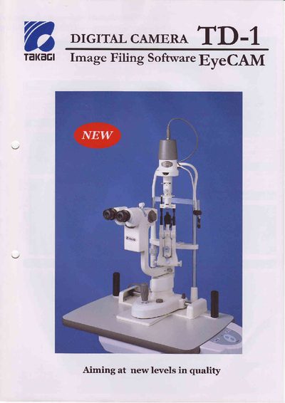 TAKAEI TD.I Digital Camera and Image Filing Software User Manual