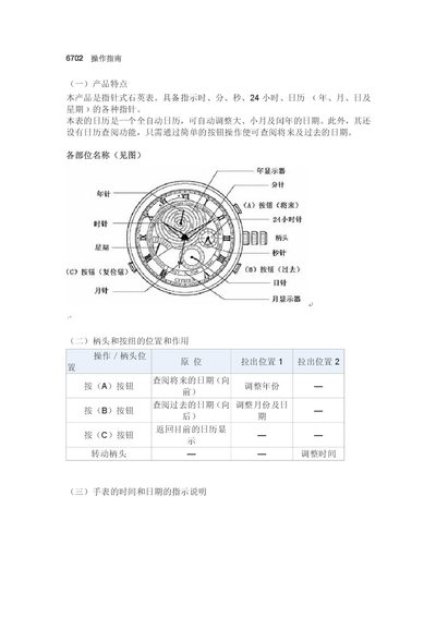6702 Watch User Manual - cover page