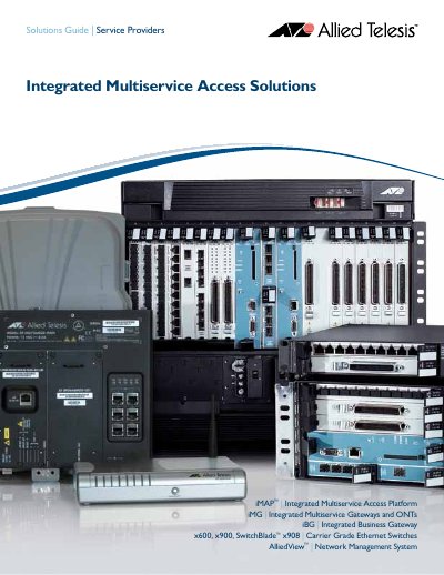 Allied Telesis iMAP-iMG-Guide-2010 manual - cover page