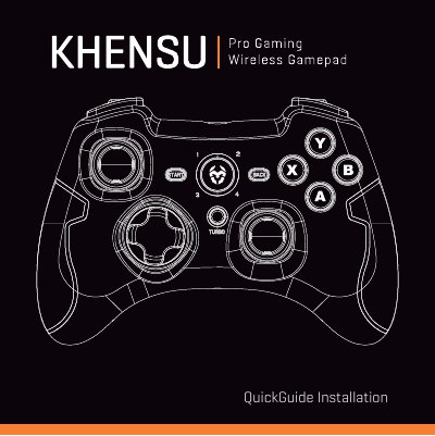 Krom Khensu Wireless Game Controller User Manual - cover page