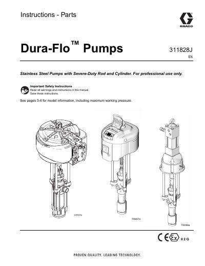Graco Dura-Flo Pumps User Manual